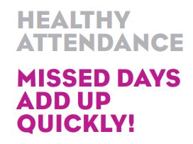 Healthy Attendance Missed Days Add Up Quickly!
